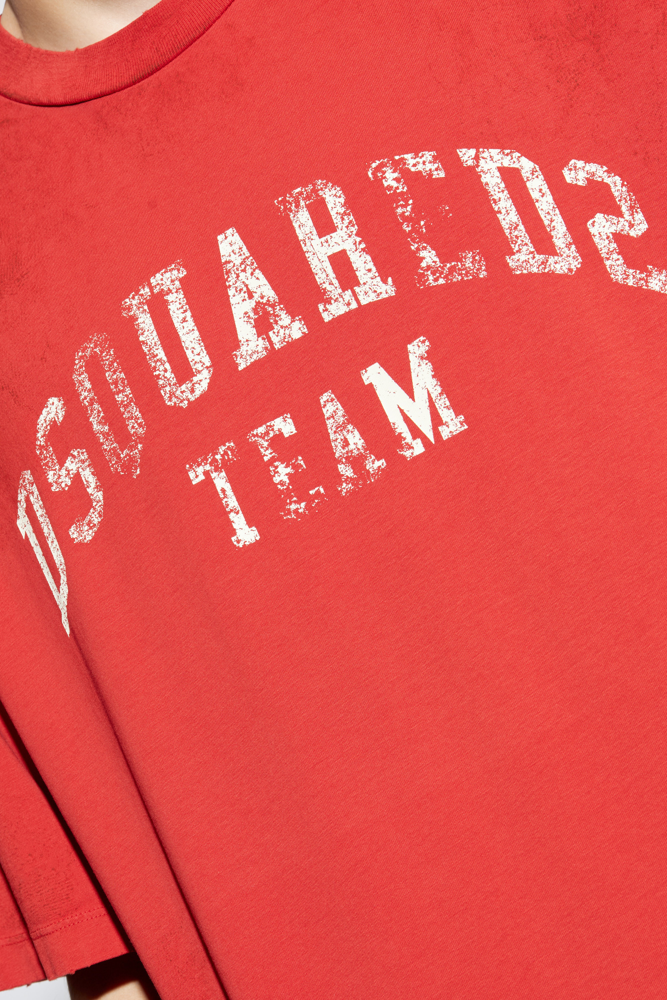 Red T-shirt with logo Dsquared2 - Vitkac GB